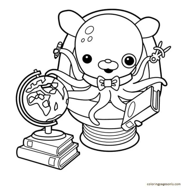 Çocuklar İçin Octonauts Boyama Sayfaları 