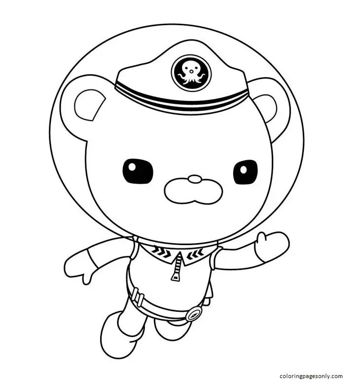 Çocuklar İçin Octonauts Boyama Sayfaları 