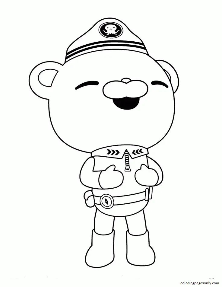 Çocuklar İçin Octonauts Boyama Sayfaları 