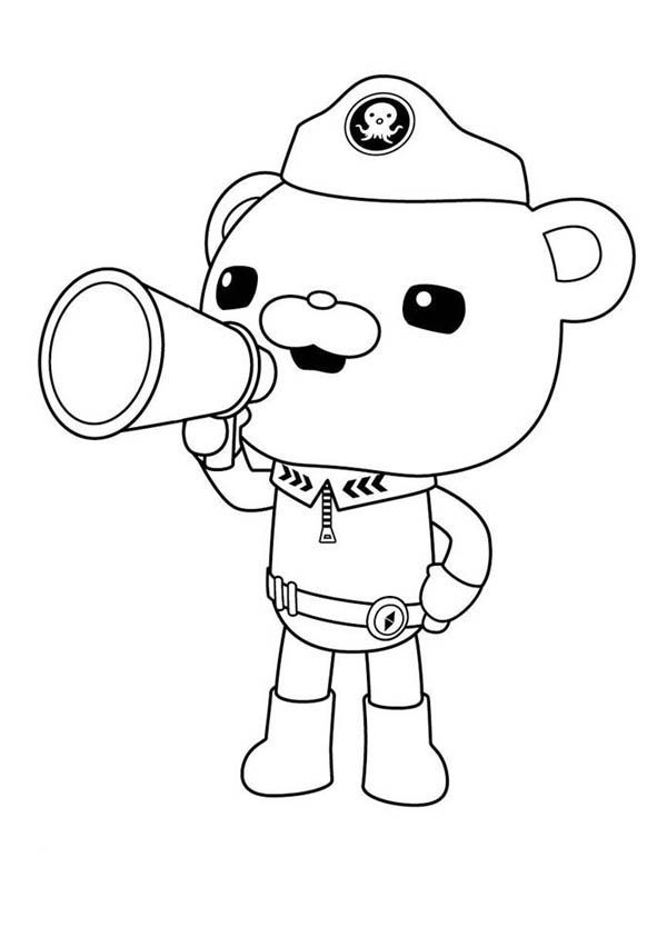 Çocuklar İçin Octonauts Boyama Sayfaları 