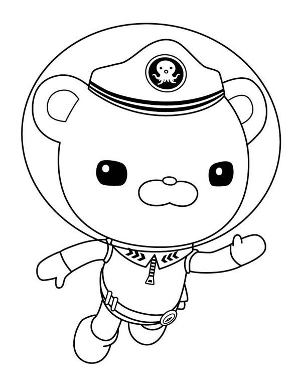 Çocuklar İçin Octonauts Boyama Sayfaları 