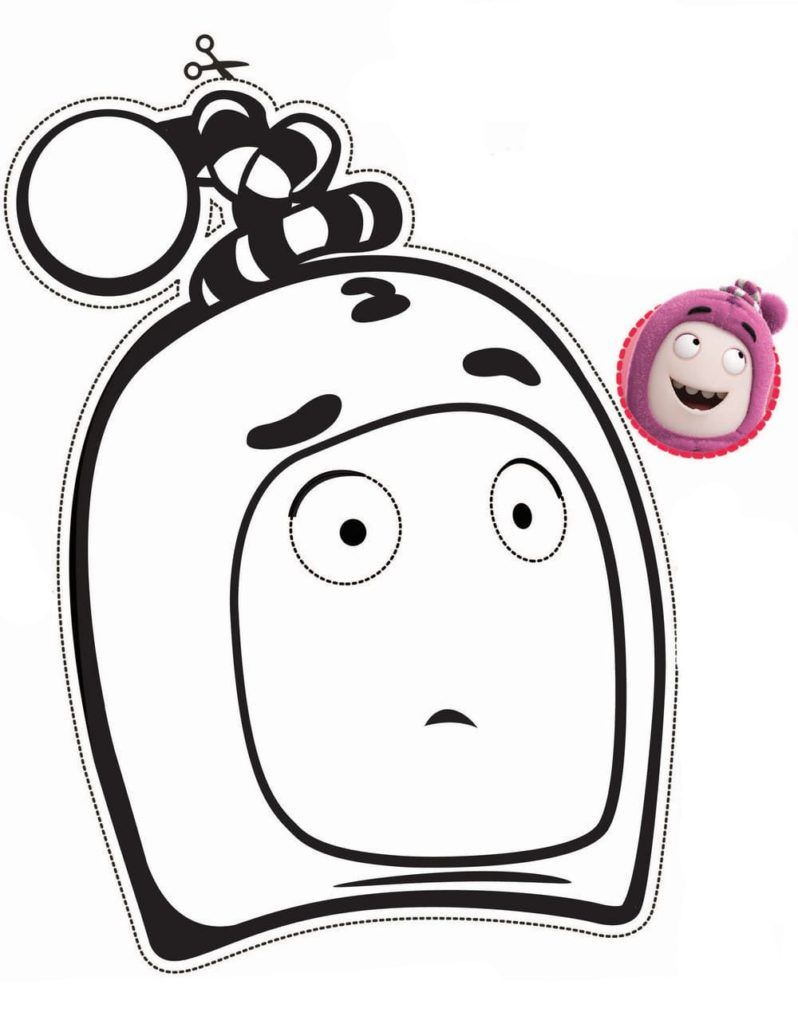 Çocuklar İçin Oddbods Boyama Sayfaları 