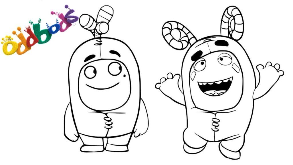 Çocuklar İçin Oddbods Boyama Sayfaları 