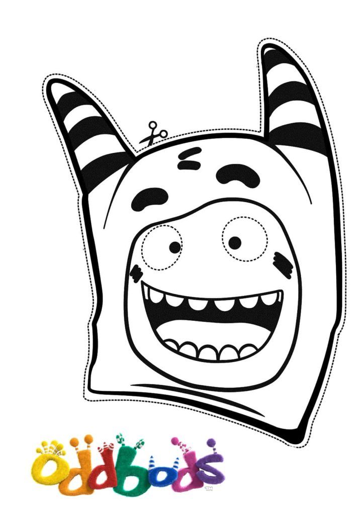 Çocuklar İçin Oddbods Boyama Sayfaları 