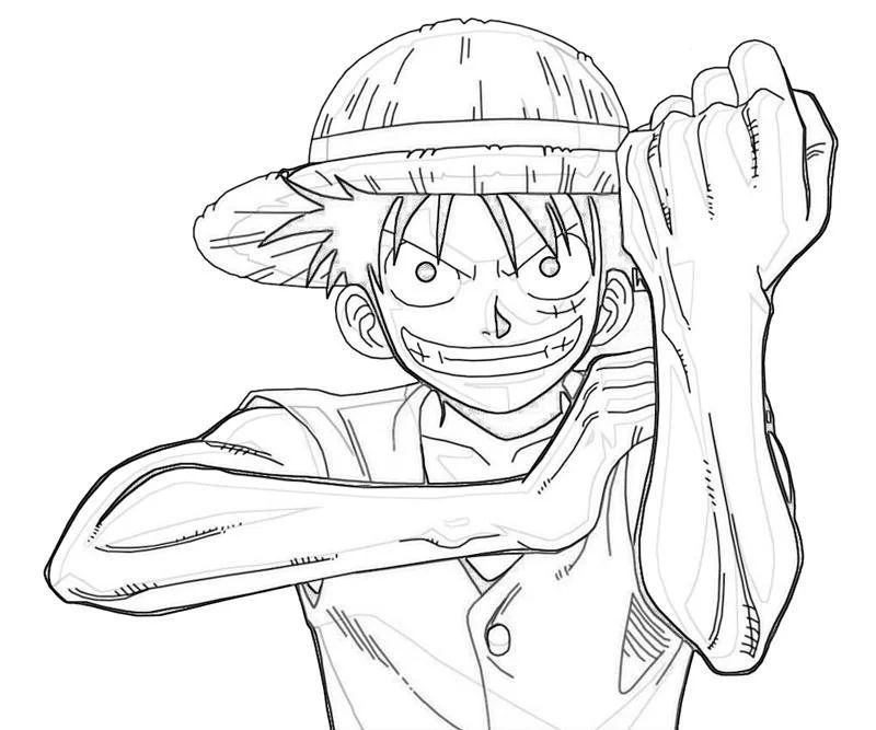 Çocuklar İçin One Pieces Boyama Sayfaları 