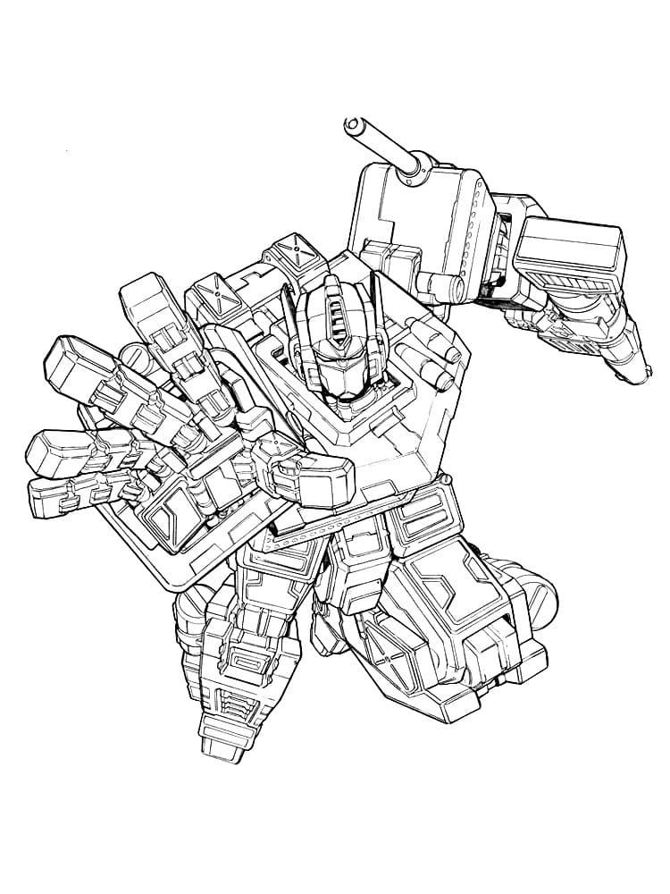 Çocuklar İçin Optimus Prime Boyama Sayfaları 