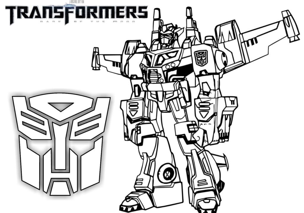 Çocuklar İçin Optimus Prime Boyama Sayfaları 