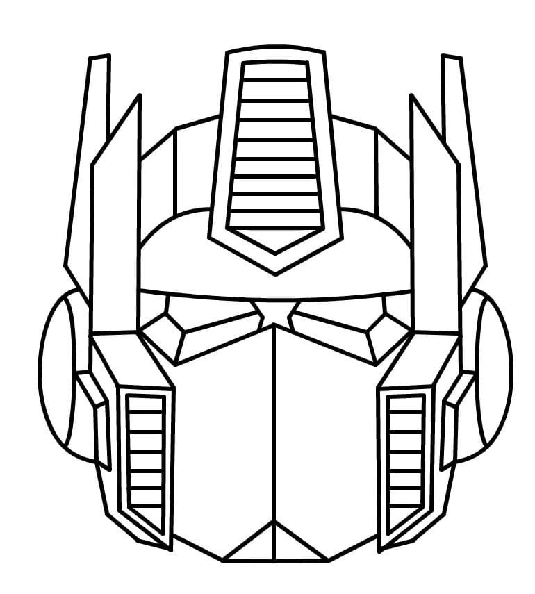 Çocuklar İçin Optimus Prime Boyama Sayfaları 