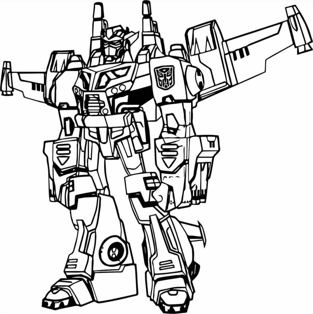 Çocuklar İçin Optimus Prime Boyama Sayfaları 