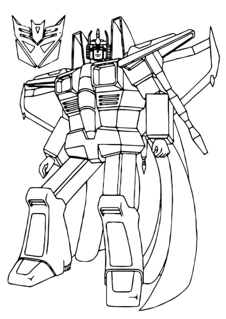 Çocuklar İçin Optimus Prime Boyama Sayfaları 