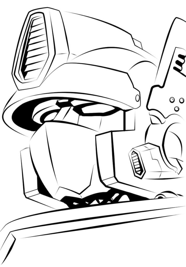 Çocuklar İçin Optimus Prime Boyama Sayfaları 