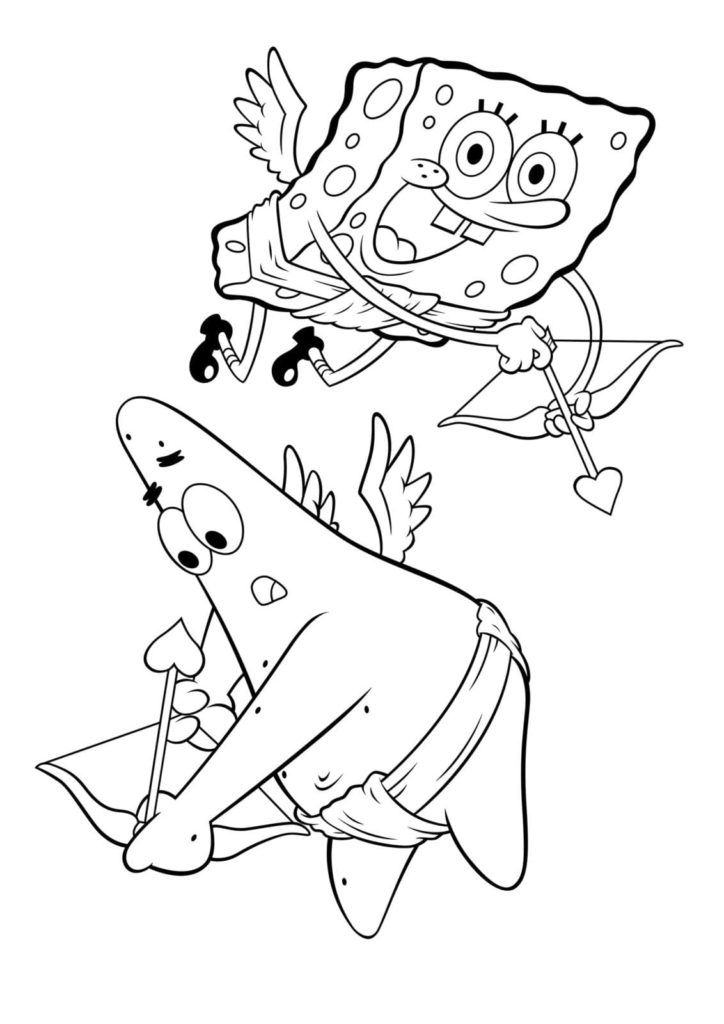 Çocuklar İçin Patrick Star Boyama Sayfaları 