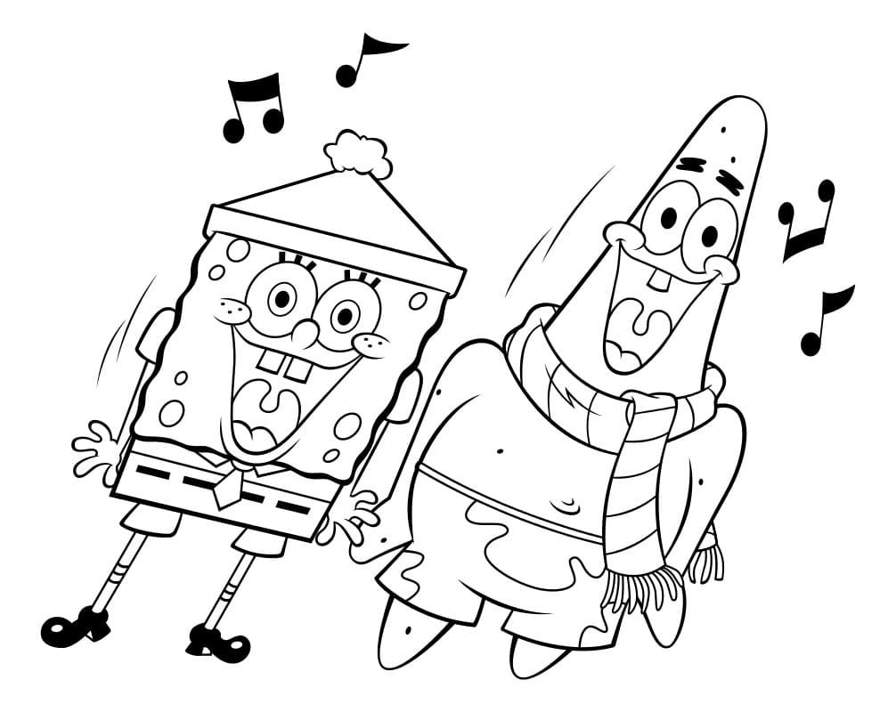 Çocuklar İçin Patrick Star Boyama Sayfaları 