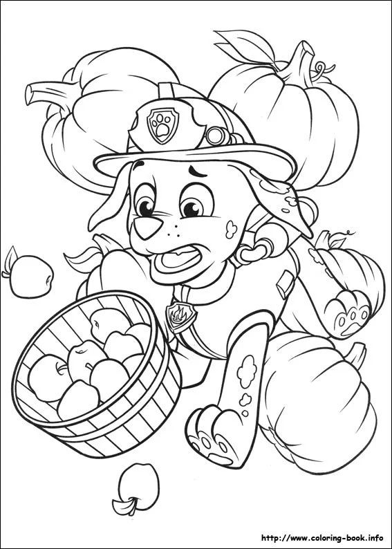 Çocuklar İçin Paw Patrol Boyama Sayfaları 