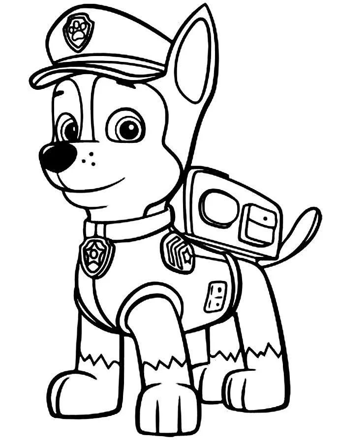 Çocuklar İçin Paw Patrol Boyama Sayfaları 