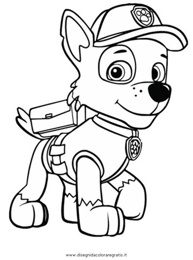 Çocuklar İçin Paw Patrol Boyama Sayfaları 