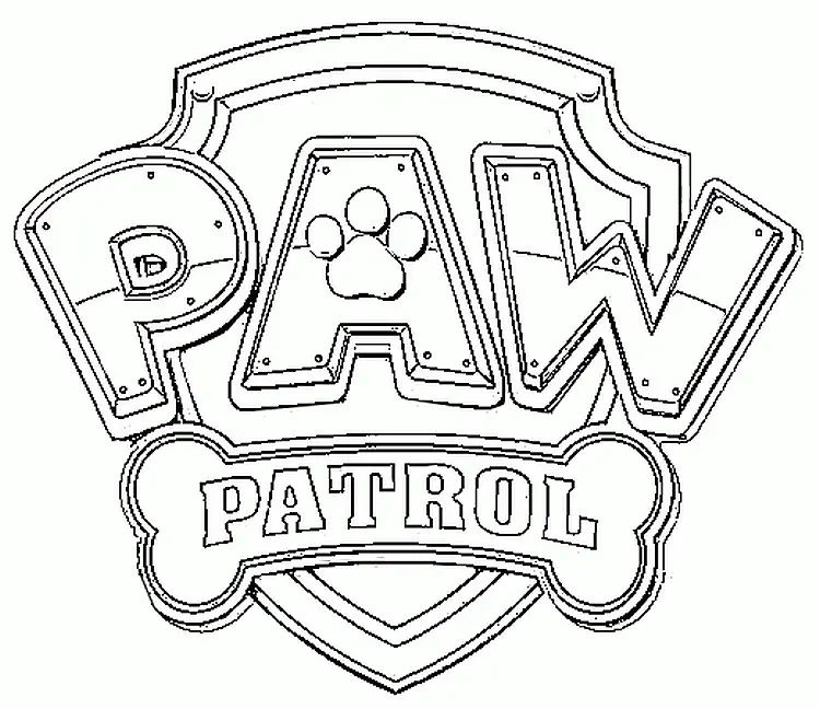 Çocuklar İçin Paw Patrol Boyama Sayfaları 