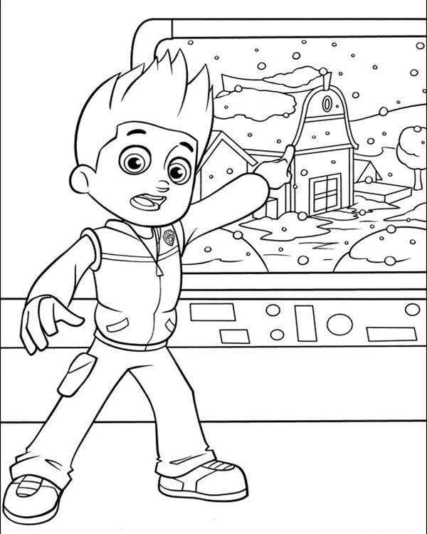 Çocuklar İçin Paw Patrol Boyama Sayfaları 