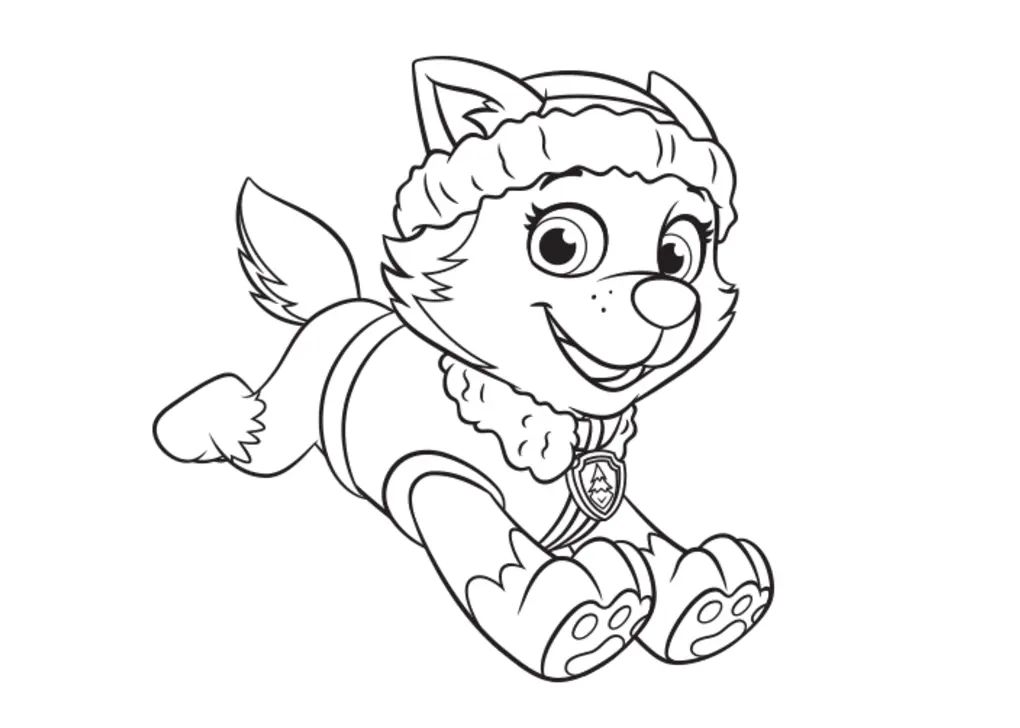 Çocuklar İçin Paw Patrol Boyama Sayfaları 