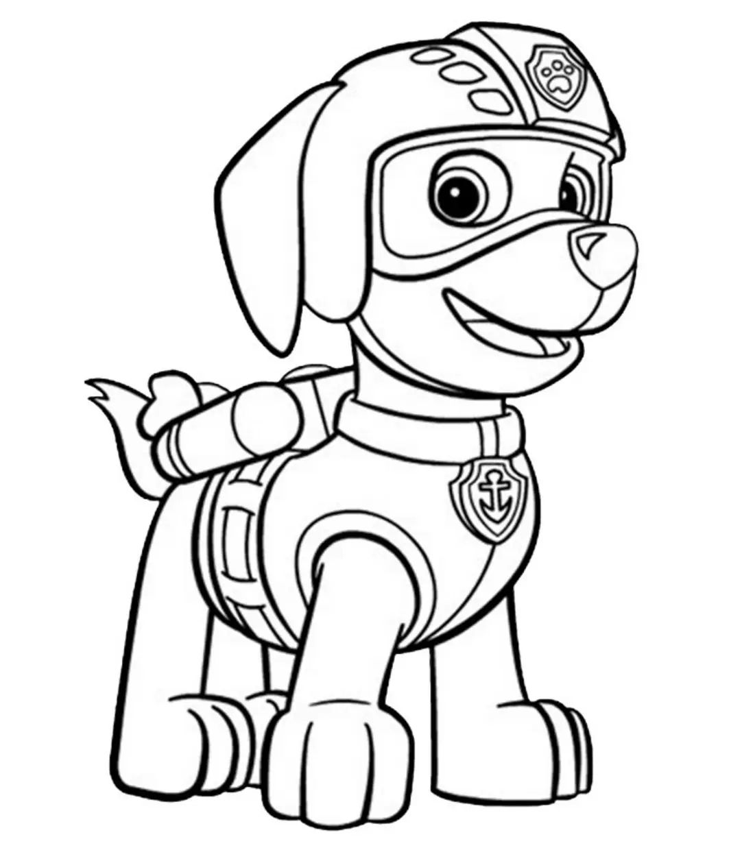 Çocuklar İçin Paw Patrol Boyama Sayfaları 