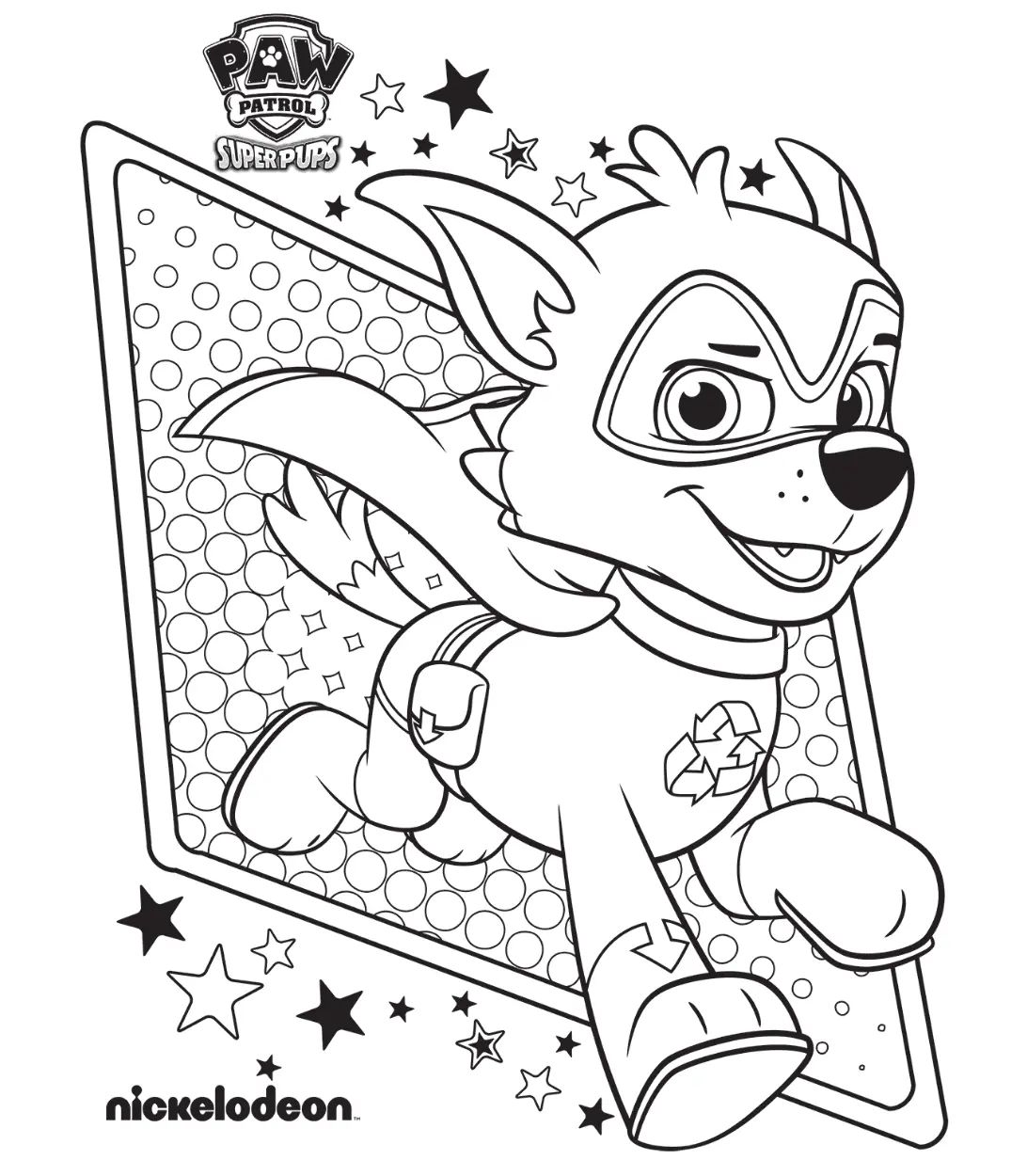 Çocuklar İçin Paw Patrol Boyama Sayfaları 
