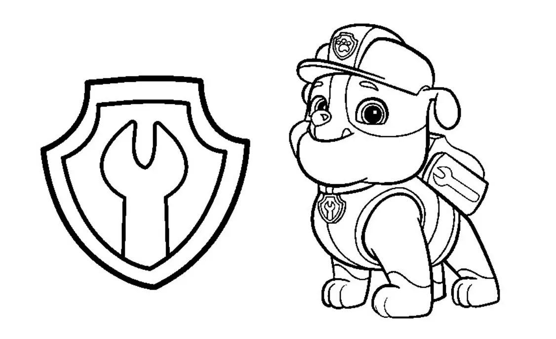 Çocuklar İçin Paw Patrol Boyama Sayfaları 