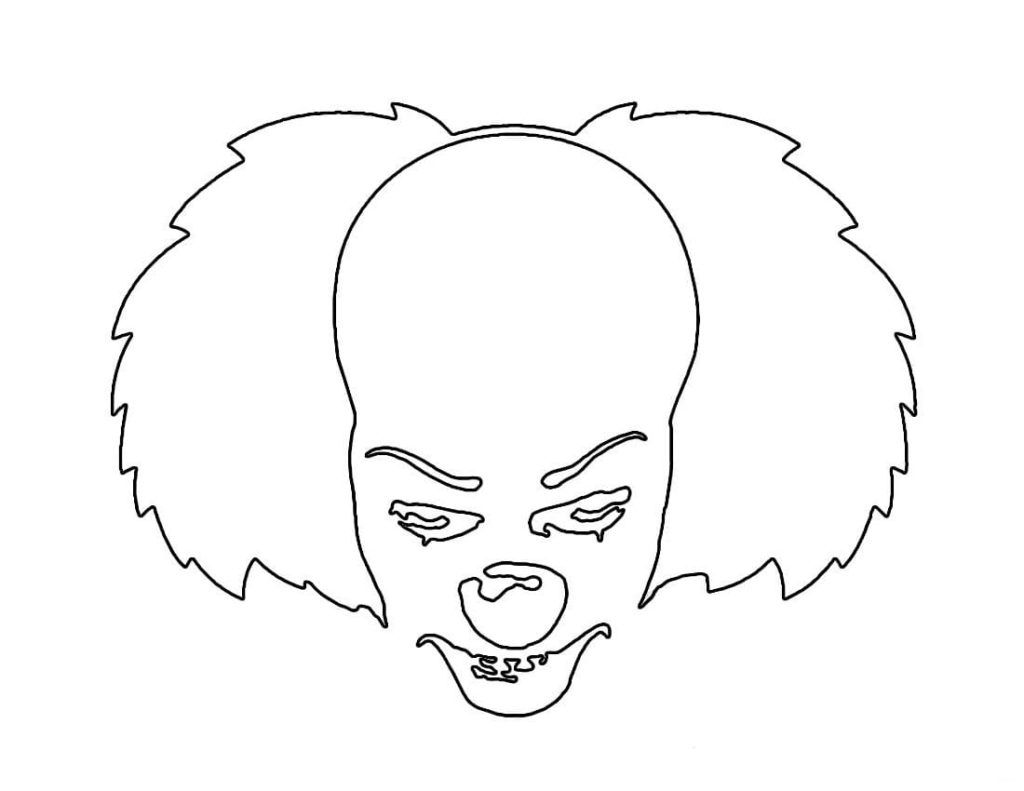 Çocuklar İçin Pennywise Boyama Sayfaları 