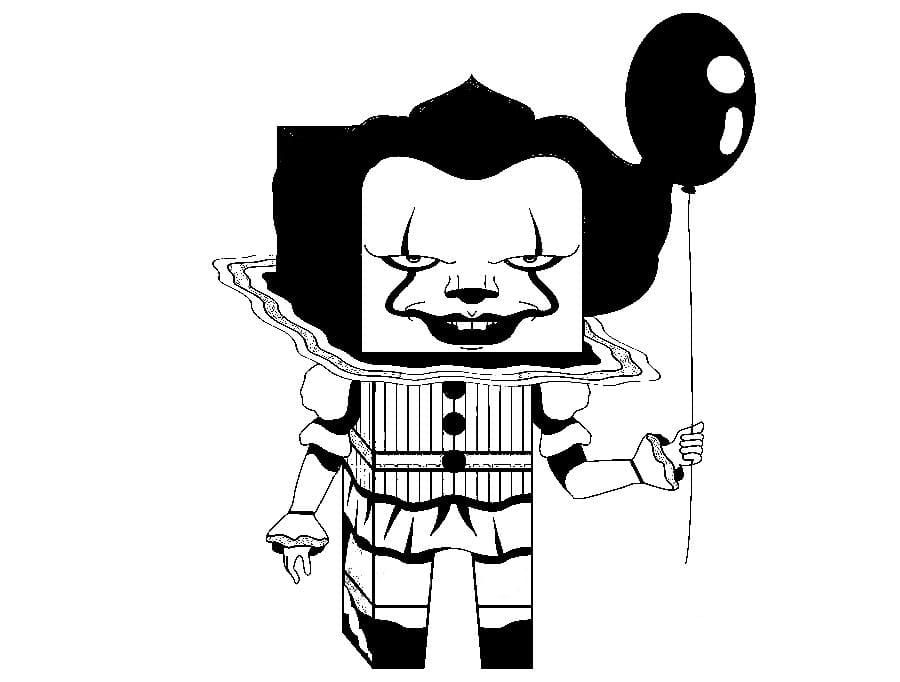 Çocuklar İçin Pennywise Boyama Sayfaları 