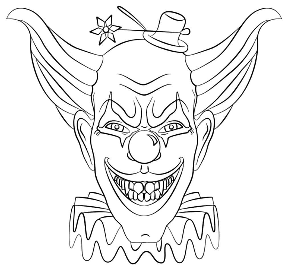 Çocuklar İçin Pennywise Boyama Sayfaları 