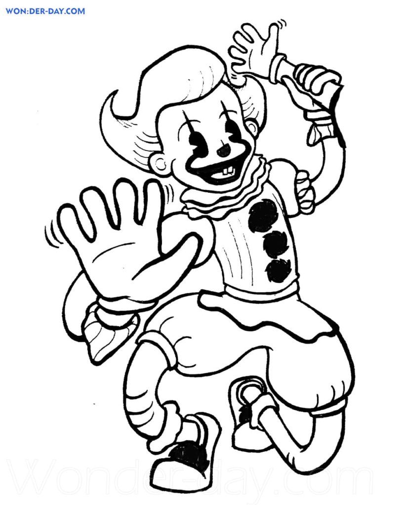 Çocuklar İçin Pennywise Boyama Sayfaları 