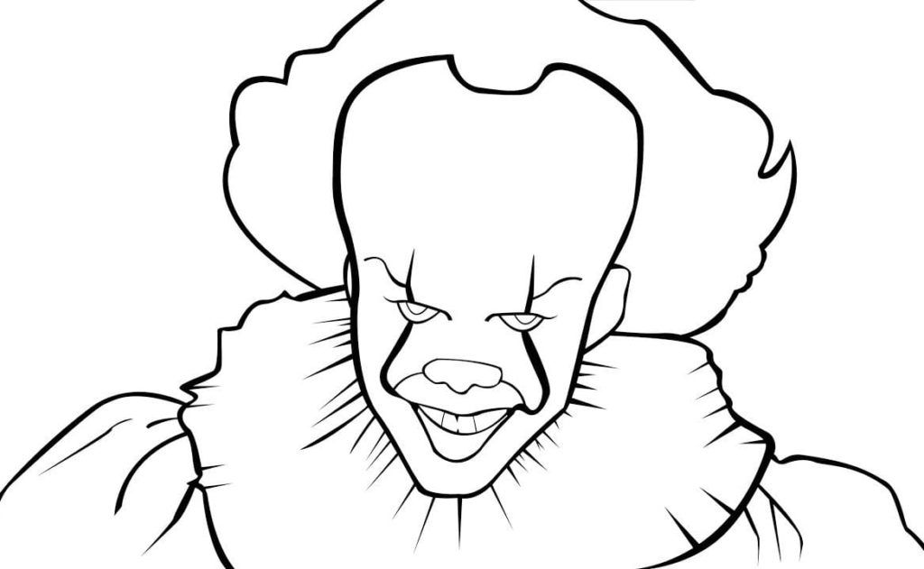 Çocuklar İçin Pennywise Boyama Sayfaları 