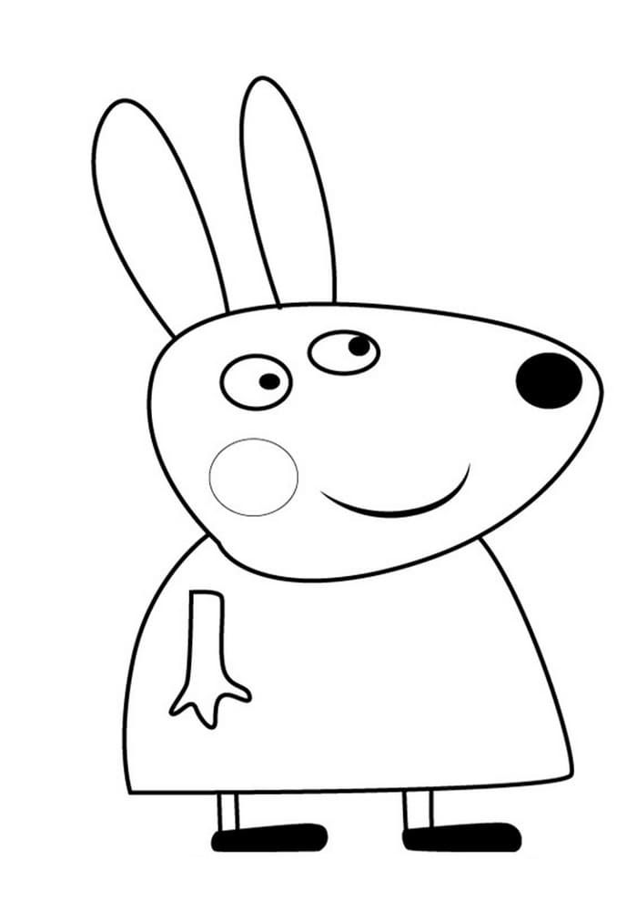 Çocuklar İçin Peppa Pig Boyama Sayfaları 