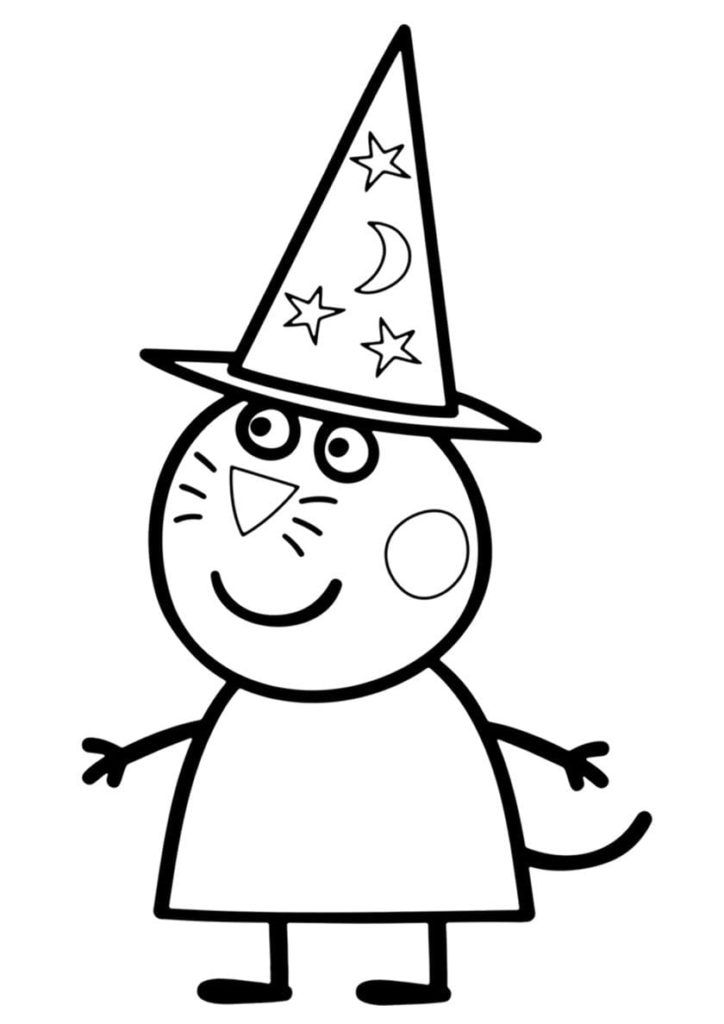Çocuklar İçin Peppa Pig Boyama Sayfaları 