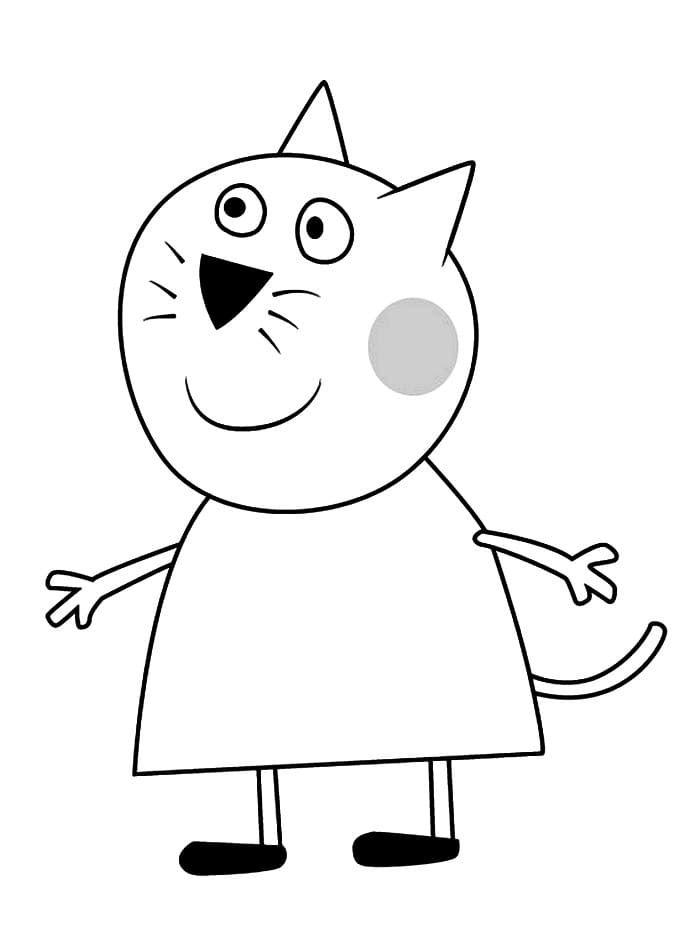 Çocuklar İçin Peppa Pig Boyama Sayfaları 
