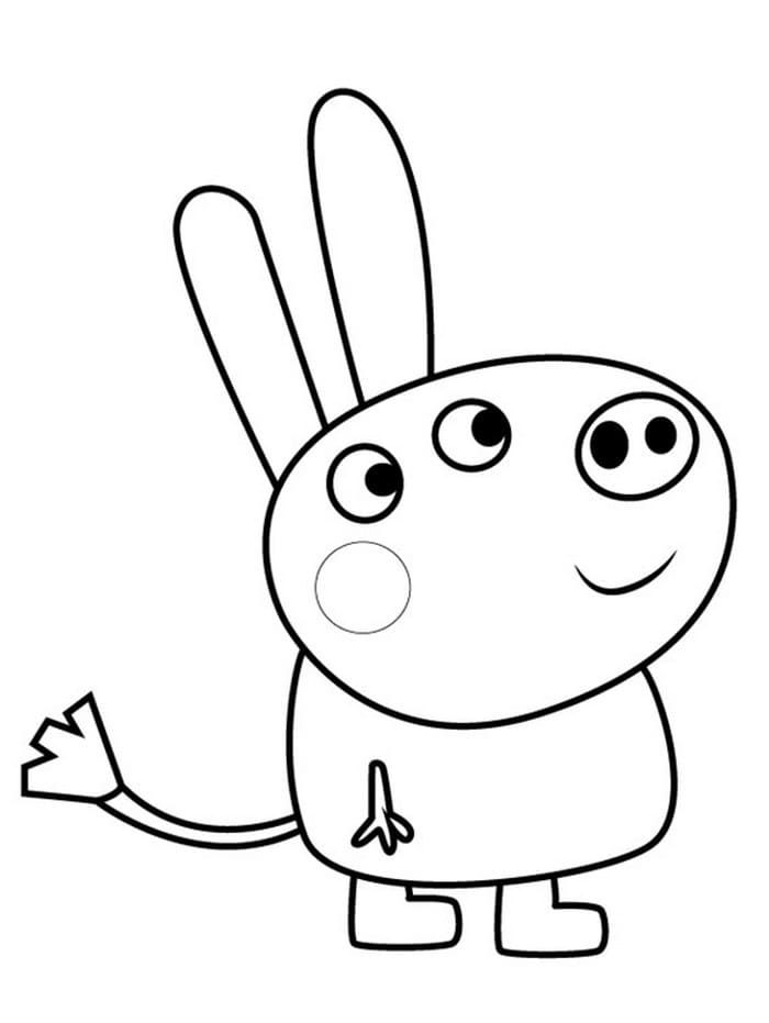 Çocuklar İçin Peppa Pig Boyama Sayfaları 