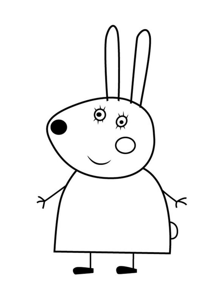 Çocuklar İçin Peppa Pig Boyama Sayfaları 