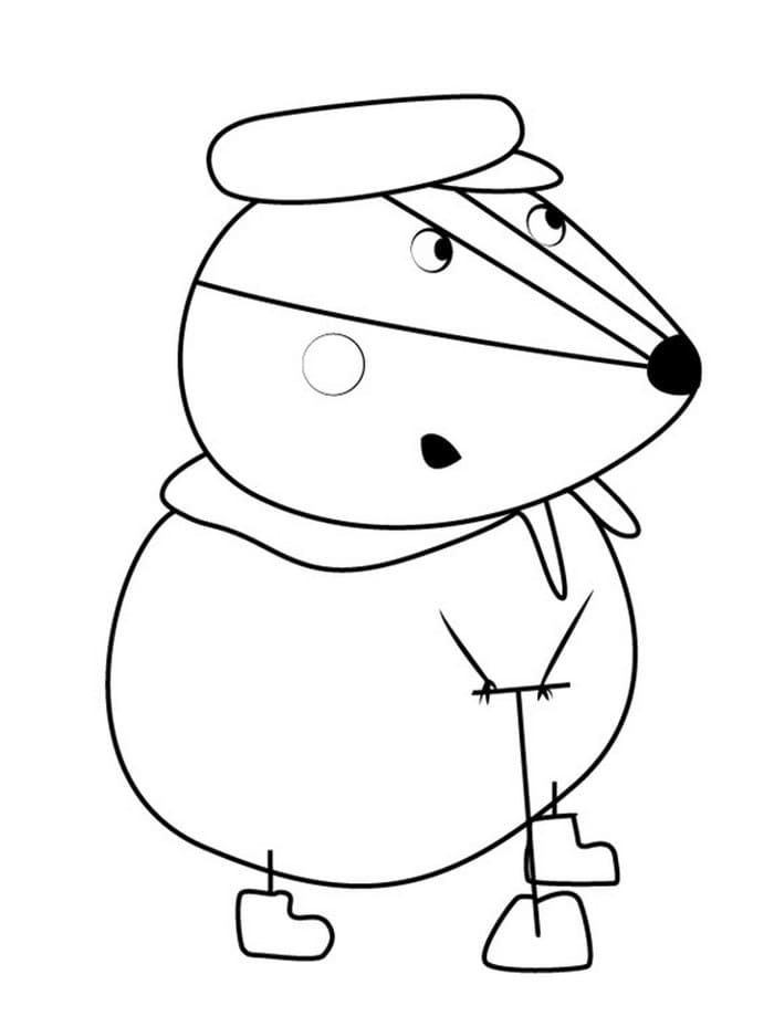 Çocuklar İçin Peppa Pig Boyama Sayfaları 