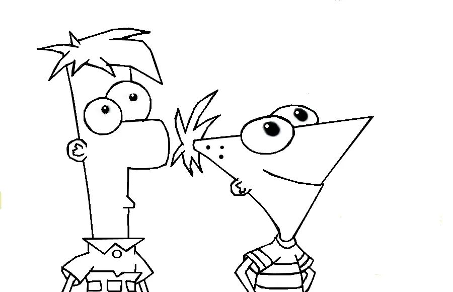 Çocuklar İçin Perry The Platypus Boyama Sayfaları 