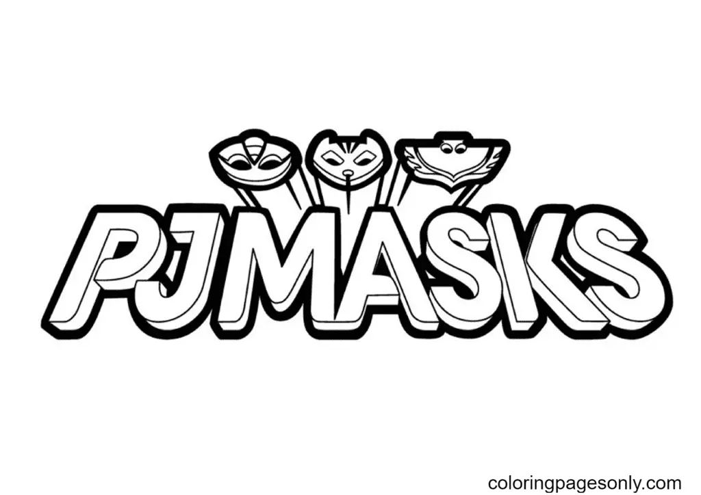 Çocuklar İçin Pijja Maskeliler Boyama Sayfaları 