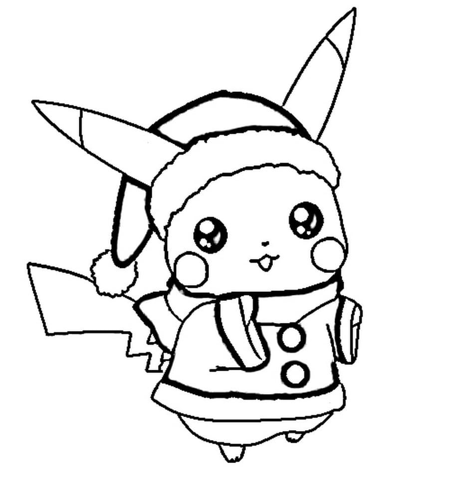 Çocuklar İçin Pikachu Boyama Sayfaları 