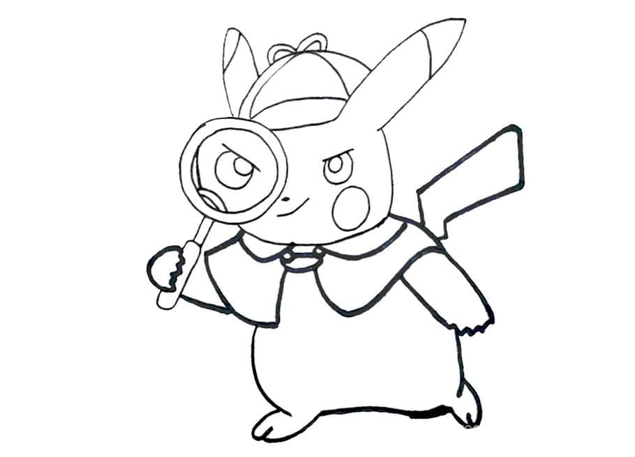 Çocuklar İçin Pikachu Boyama Sayfaları 