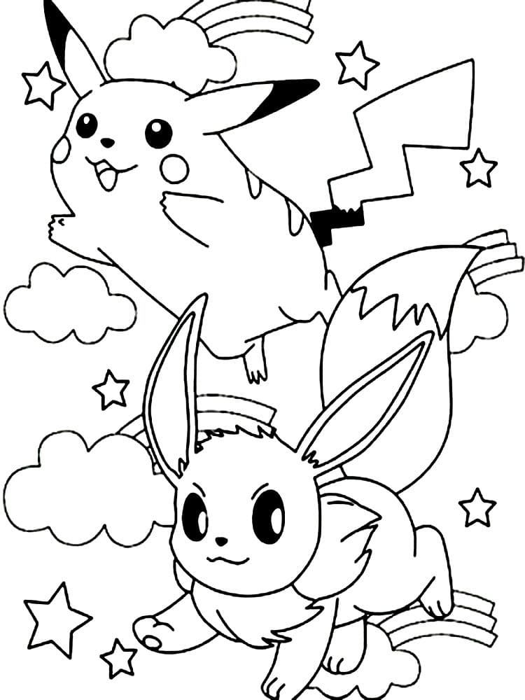 Çocuklar İçin Pikachu Boyama Sayfaları 