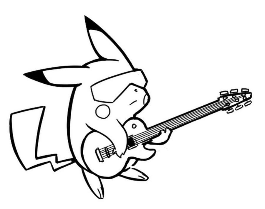 Çocuklar İçin Pikachu Boyama Sayfaları 