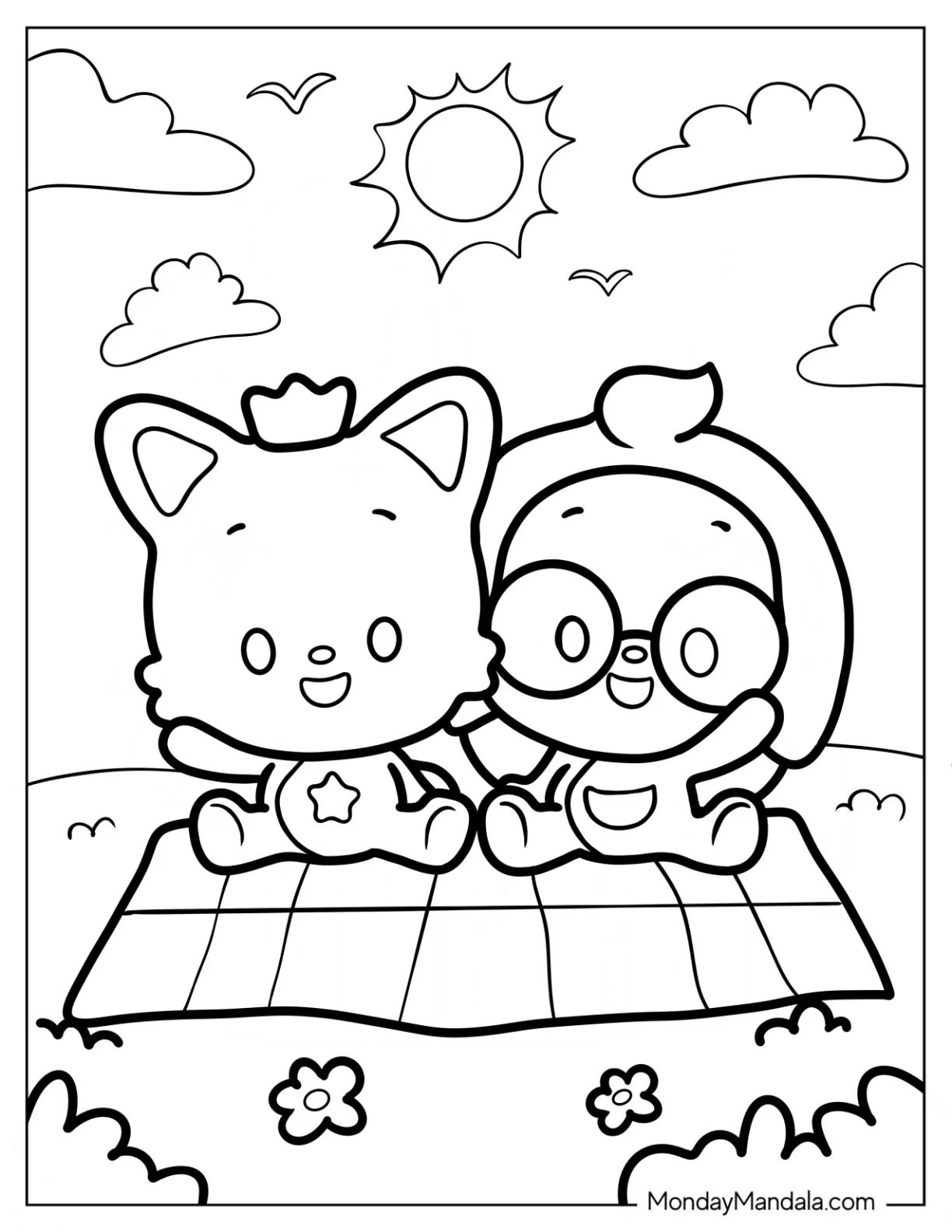 Çocuklar İçin Pinkfong Boyama Sayfaları 