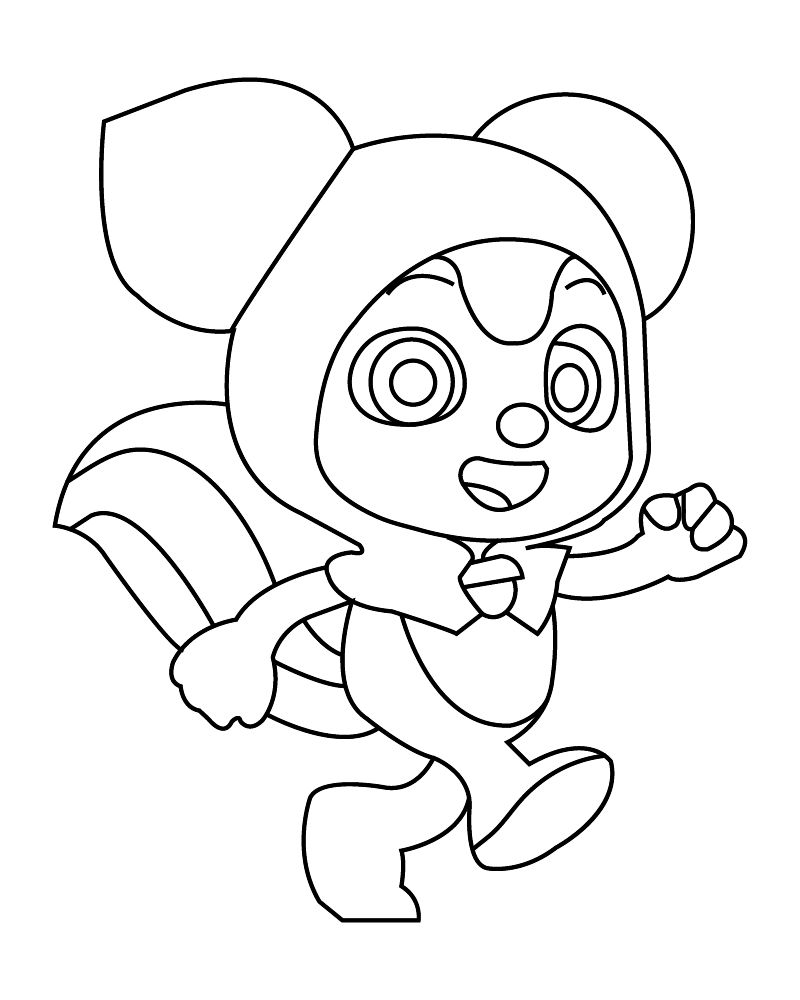 Çocuklar İçin Pinkfong Boyama Sayfaları 
