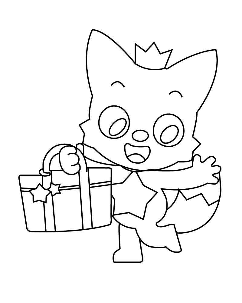 Çocuklar İçin Pinkfong Boyama Sayfaları 