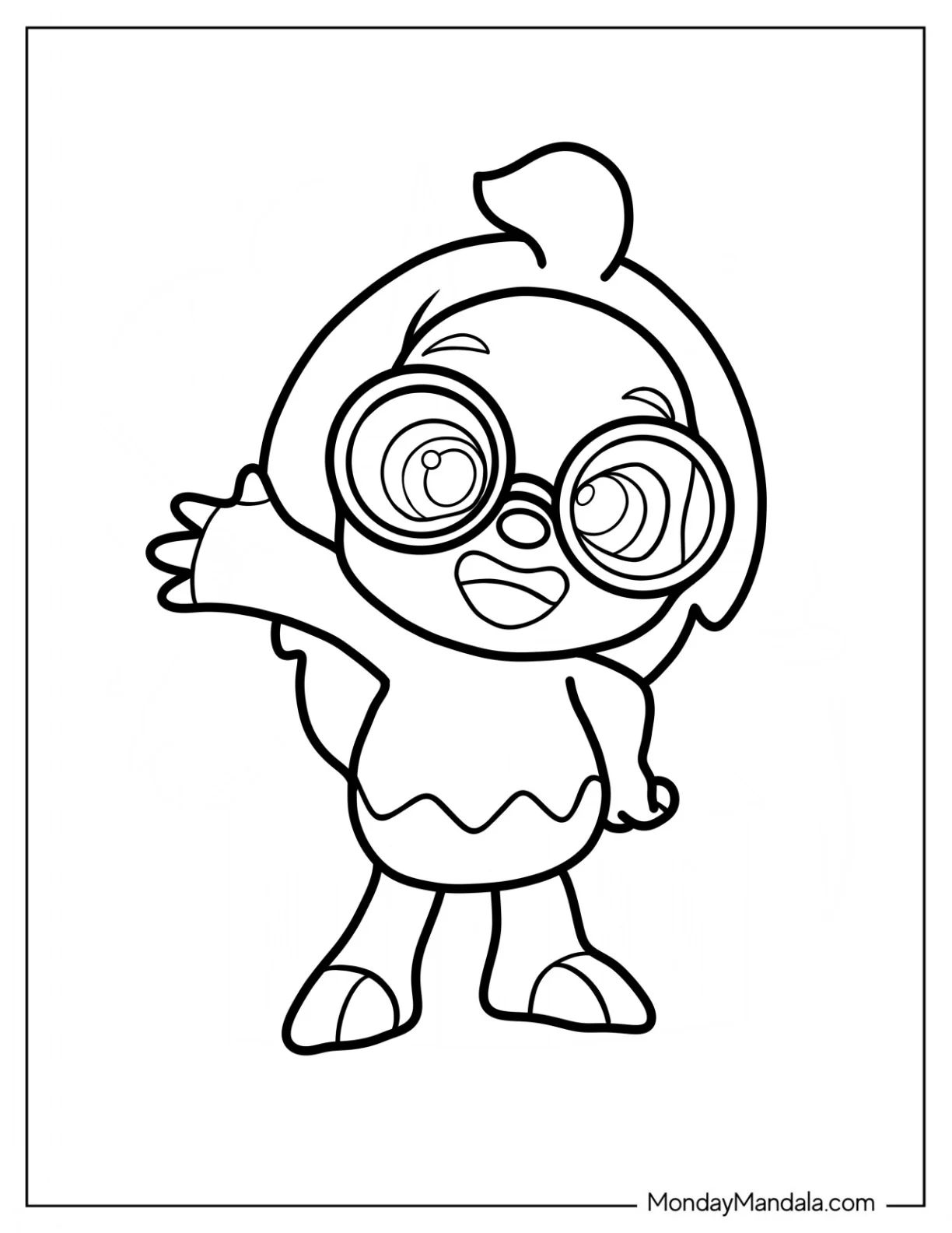 Çocuklar İçin Pinkfong Boyama Sayfaları 