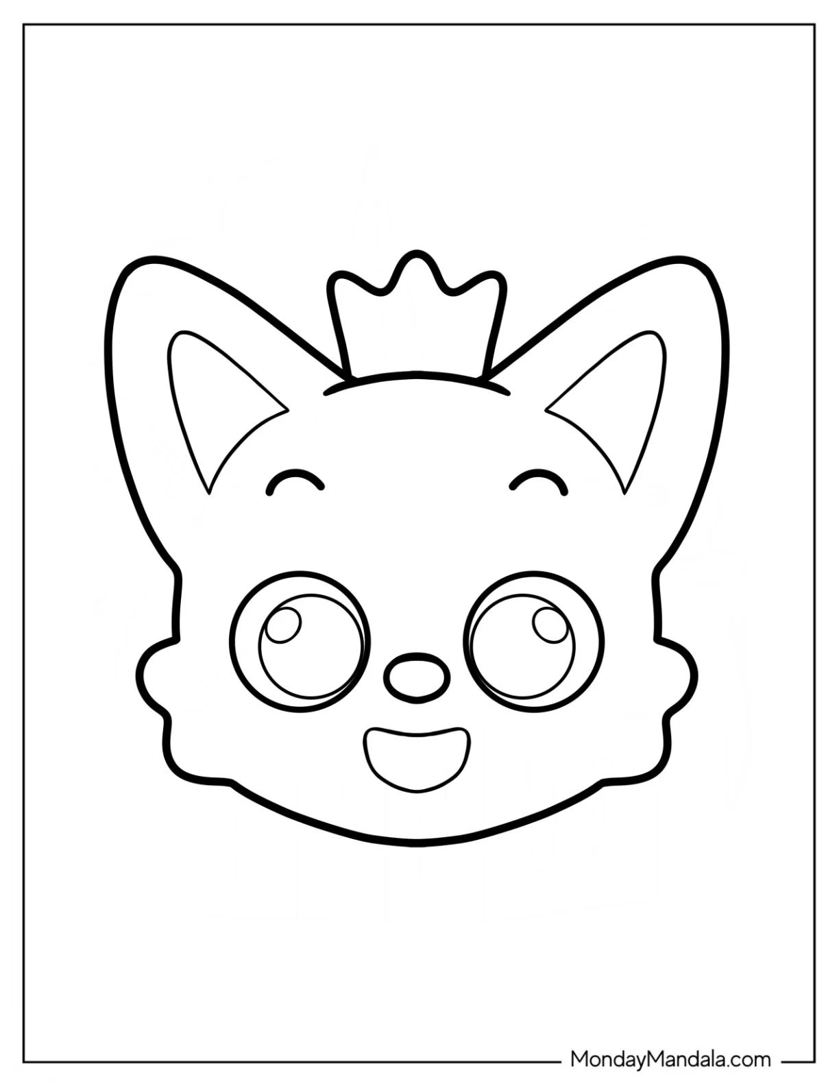 Çocuklar İçin Pinkfong Boyama Sayfaları 