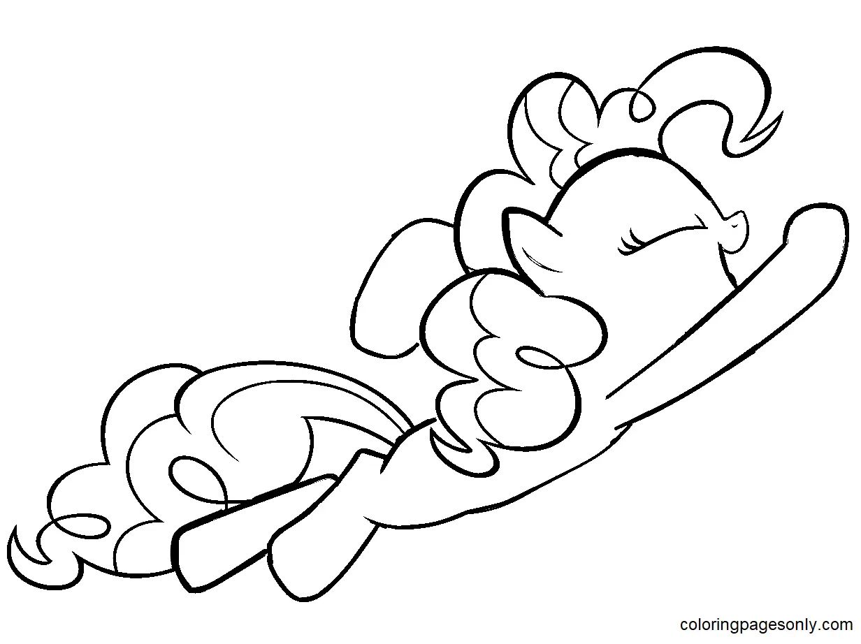 Çocuklar İçin Pinkie Pie Boyama Sayfaları 