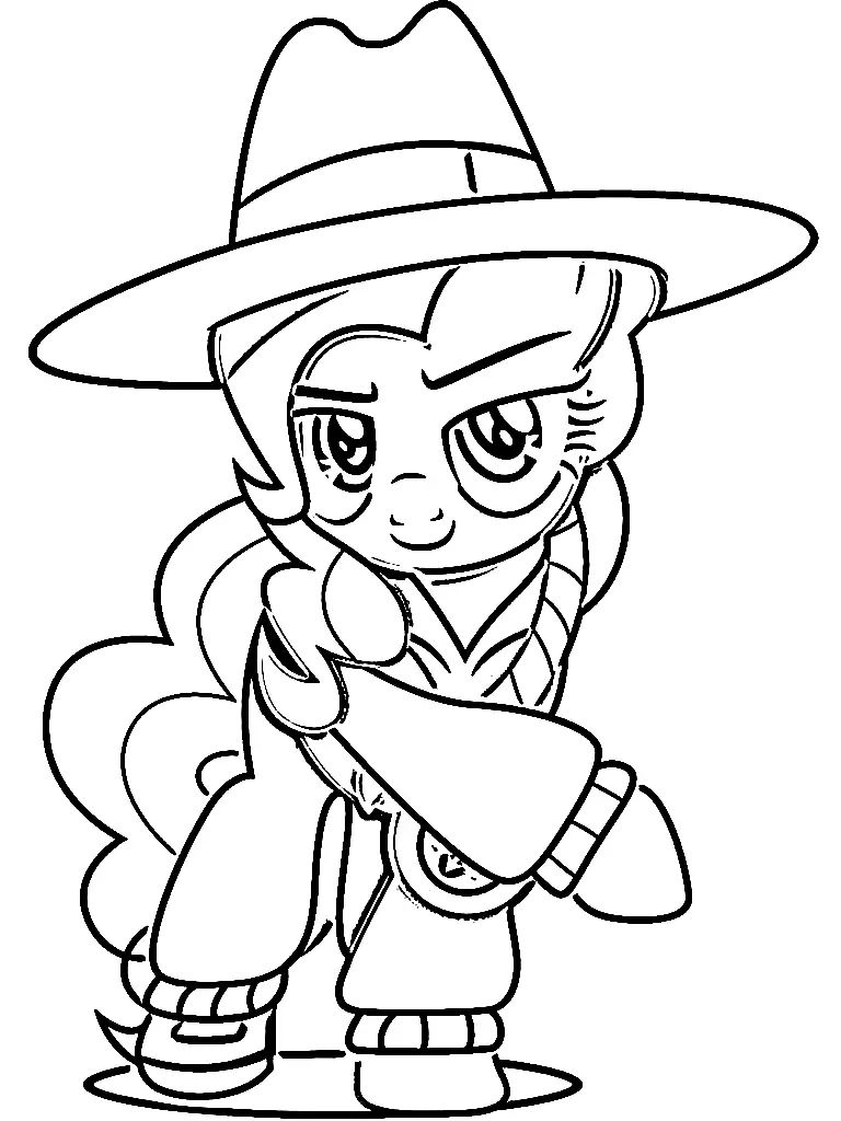 Çocuklar İçin Pinkie Pie Boyama Sayfaları 